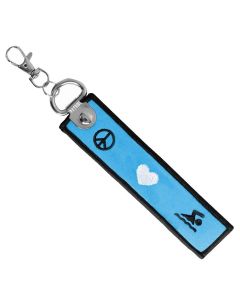 Peace Love Swim Bag Tag