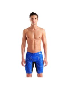 Arena Men's Fireflow Swim Jammer Solid-Black-Team Royal