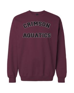 Crimson Aquatics Gildan Softstyle Crewneck Sweatshirt