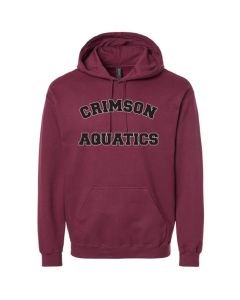 Crimson Aquatics Softstyle Hooded Sweatshirt