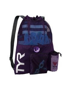 Hydra Aquatics TYR Big Mesh Mummy Backpack - Purple