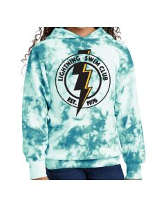 Lincolnwood Lightning Port & Company Youth Tie-Dye Pullover Hoodie