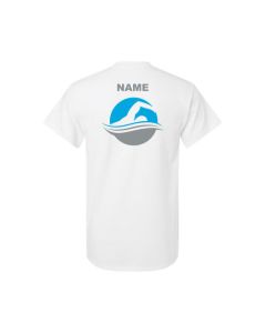 Lifetime Fitness Central Texas White Gildan Short Sleeve Tee