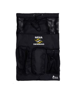 NEHA RISE Solid Mesh Equipment Bag - Black/Black