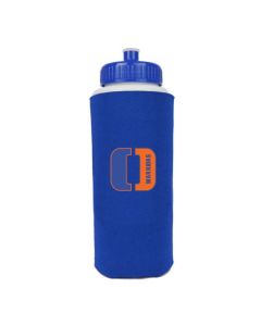 Osceola HS 32 oz Insulated Water Bottle - White w/Royal sleeve and cap