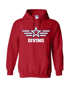 Patriot Aquatic Club Diving Hooded Sweatshirt