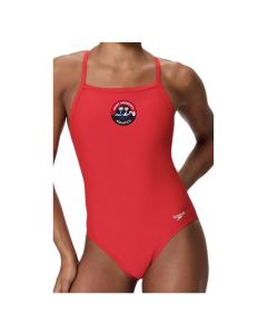 Saint Andrews Aquatics Speedo Solid Endurasoft Turnback *PALM TREE LOGO*