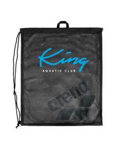 King Aquatic Club Arena One Go Mesh Bag-Black