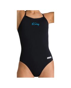 King Aquatic Club Arena Women's Team Swimsuit Light Drop Solid FL