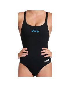 King Aquatic Club Arena Women's Solid Swim Pro Back