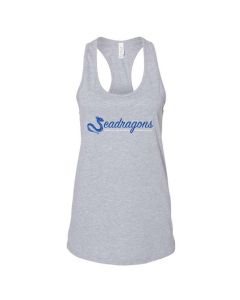 Sherwood Park Swim Club *SEA DRAGONS* Women's Jersey Racerback Tank