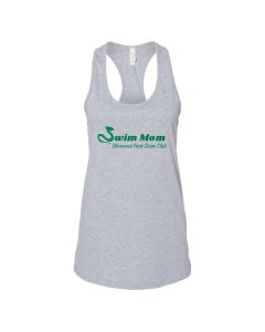 Sherwood Park Swim Club *SWIM MOM* Women's Jersey Racerback Tank