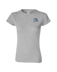 Central Oregon Masters Softstyle Ladies Tee-Sport Grey
