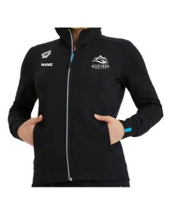 Central Oregon Masters Arena Women's Hooded Jacket Panel-Black