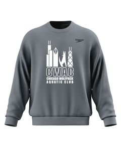 Chicago Wolfpack Speedo Unisex Team Fleece Crew - Grey