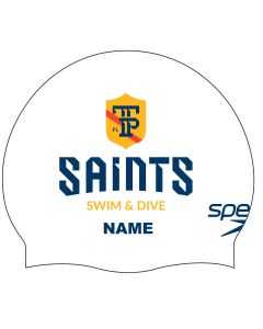 Trinity Prep High School Custom 2-Color Printed Silicone Cap w/ Name-White