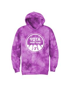 YOTA Port & Company Crystal Tie-Dye Pullover Hoodie